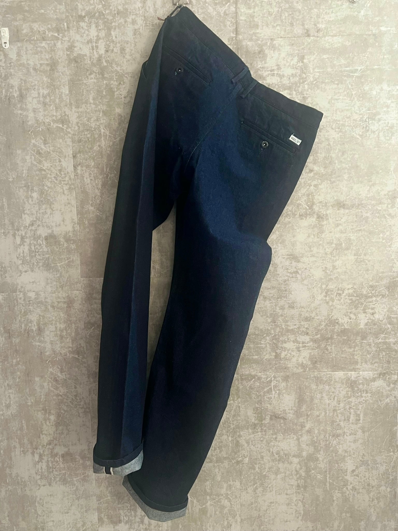 NEW]DENIMTROUSERS [INDIGO] 13.5ozセルビッチデニムトラウザーズ, 赤