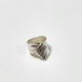 Vintage Sterling  Silver Modernist Ring