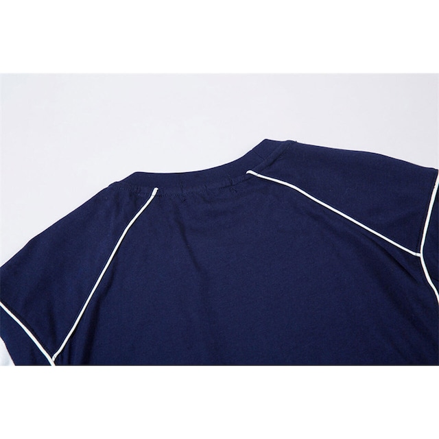 レーシングラインカラーブロックTシャツ 2col R02494