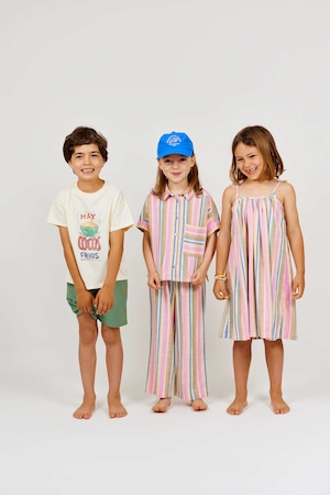 ＜ARSÈNE ET LES PIPELETTES＞Kids Striped Trousers マルチストライプ パンツ