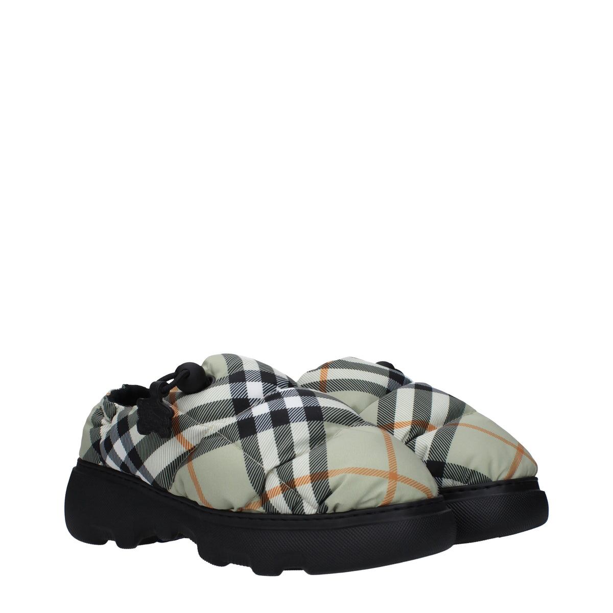 【新品】BURBERRY バーバリー レディース スリップオン ファブリック グリーン 8094483