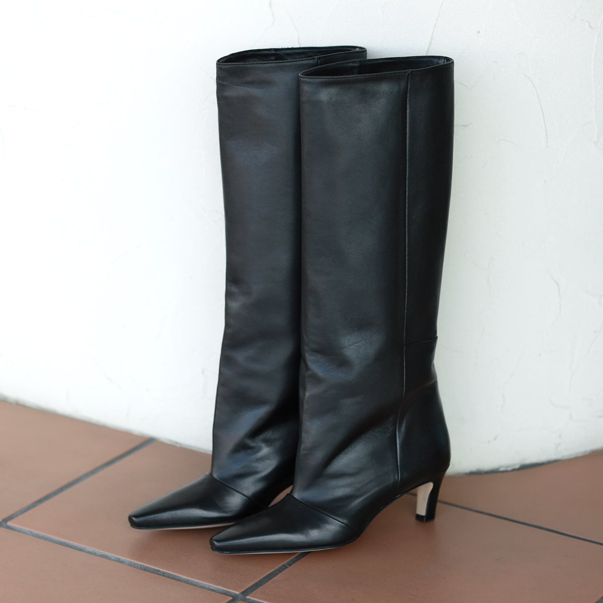 CORSO ROMA 9 (コルソローマ 9) ワイドシャフト ロングブーツ