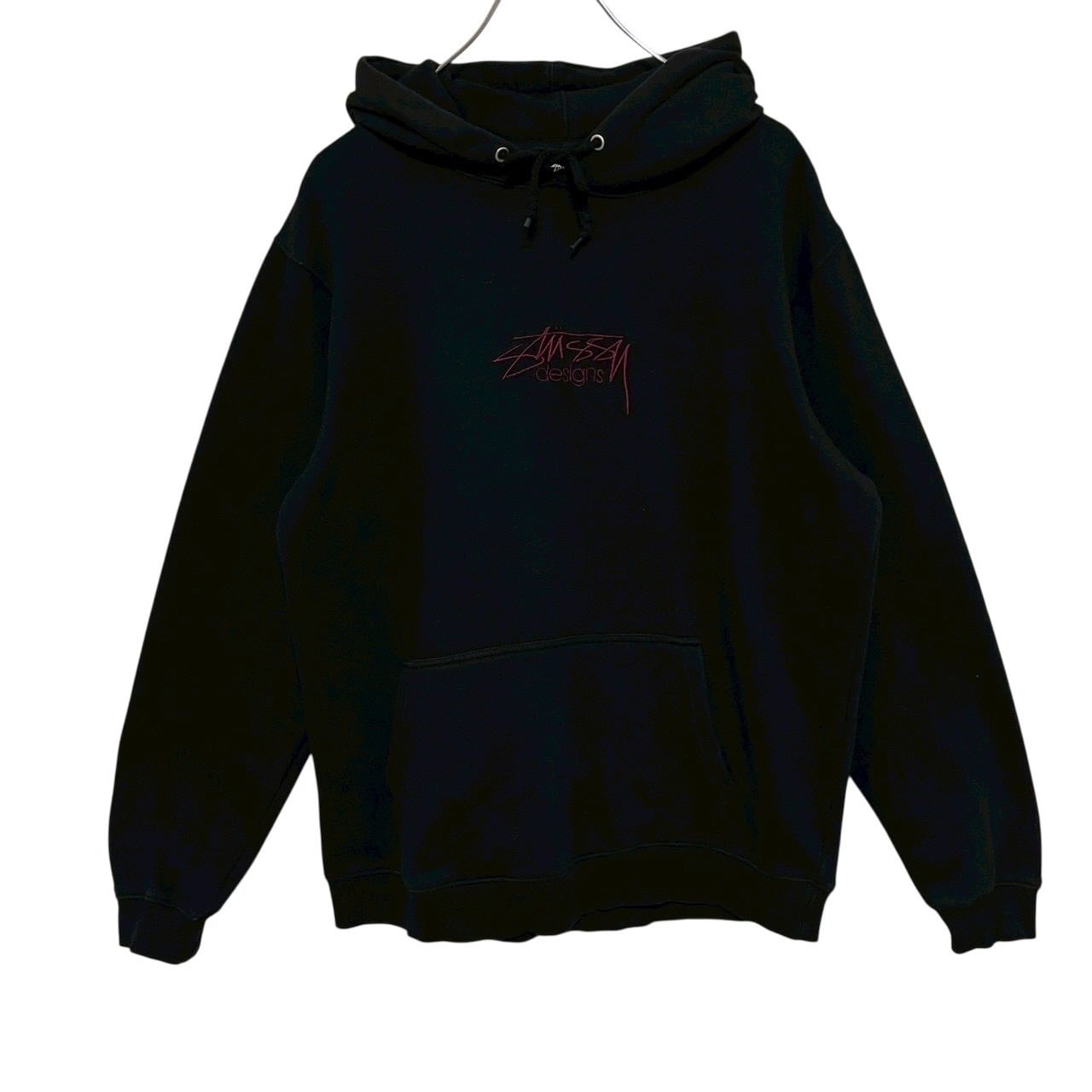 stussy ステューシー パーカー フーディ M センターロゴ 刺繍ロゴ