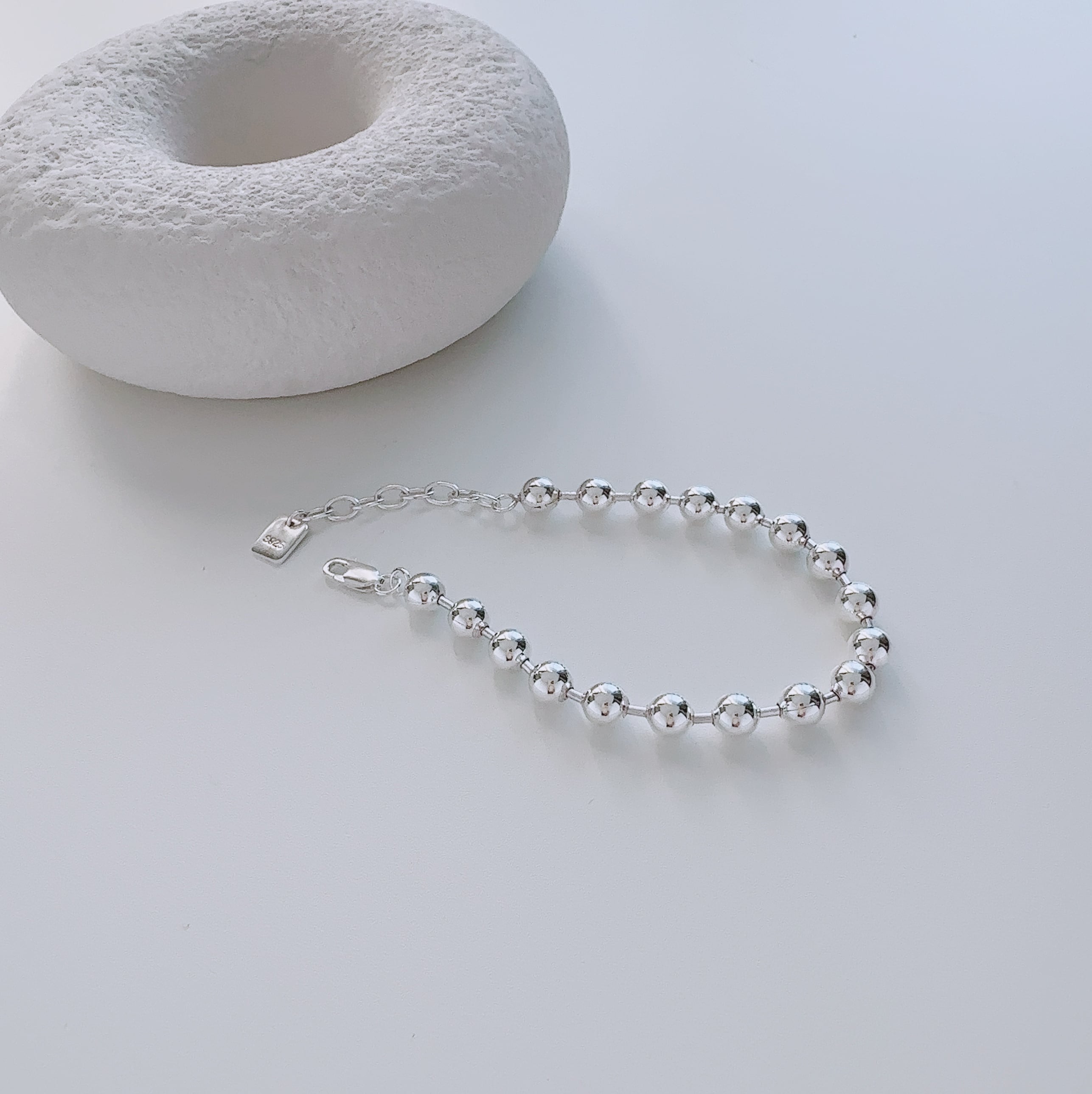 ボリューム ボール ブレスレット S925 | Lune (リュンヌ)