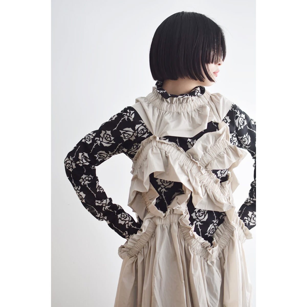 HOUGA/ kiki frill dress | 世界のかわいいものcikolataSHOP