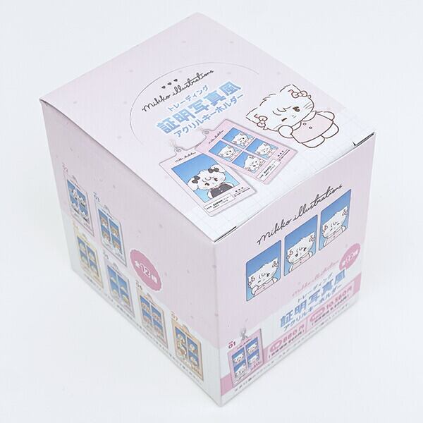 mikko illustrations ミッコ トレーディング証明写真風アクリル