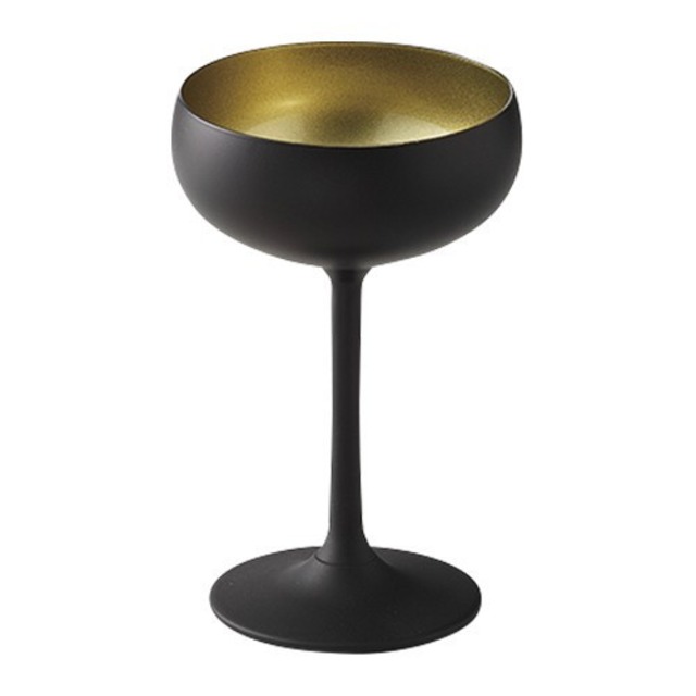 シュトルツル　オリンピック　ソーサー　マットブラック×ゴールド