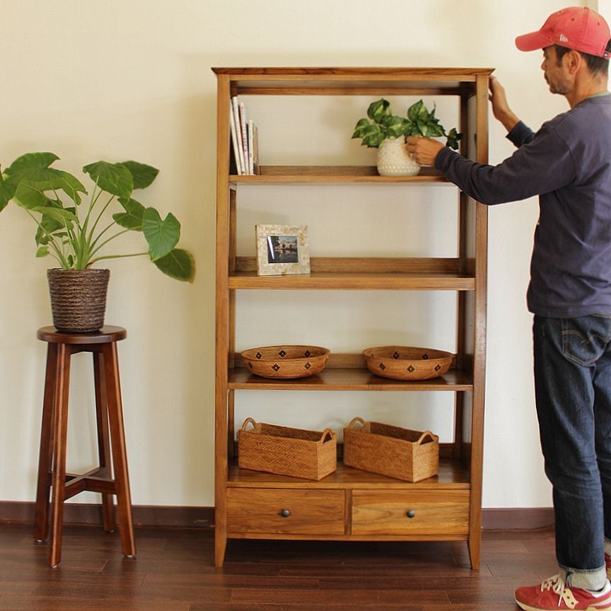 【大幅値下げ！引取り限定】本棚　 チーク材　イギリス産 大幅値下げ！引取り限定】本棚 チーク材 イギリス産 大幅値下げ！引