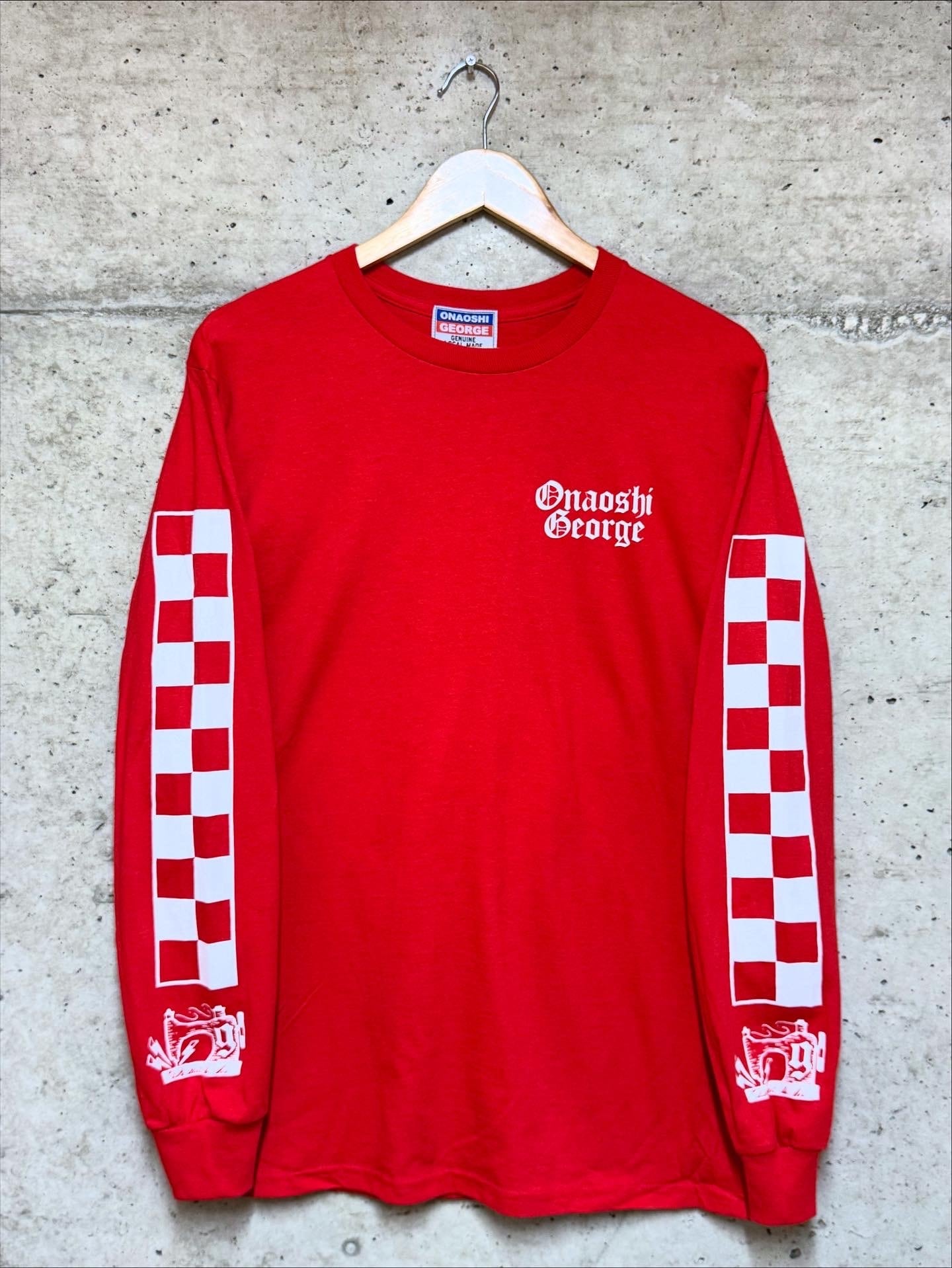 OG TRADEMARK CHECKER L/S TEE | ONAOSHI GEORGE LOCAL SHOP