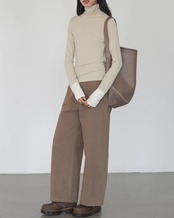 Bicolor turtle neck Knit T20290