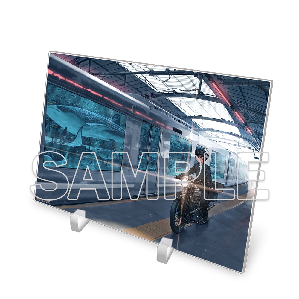 キノの旅 the Beautiful World 25周年記念 アクリルイラストプレート C 駅