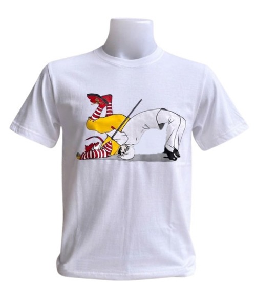バックドロップケンタTシャツ / ホワイト