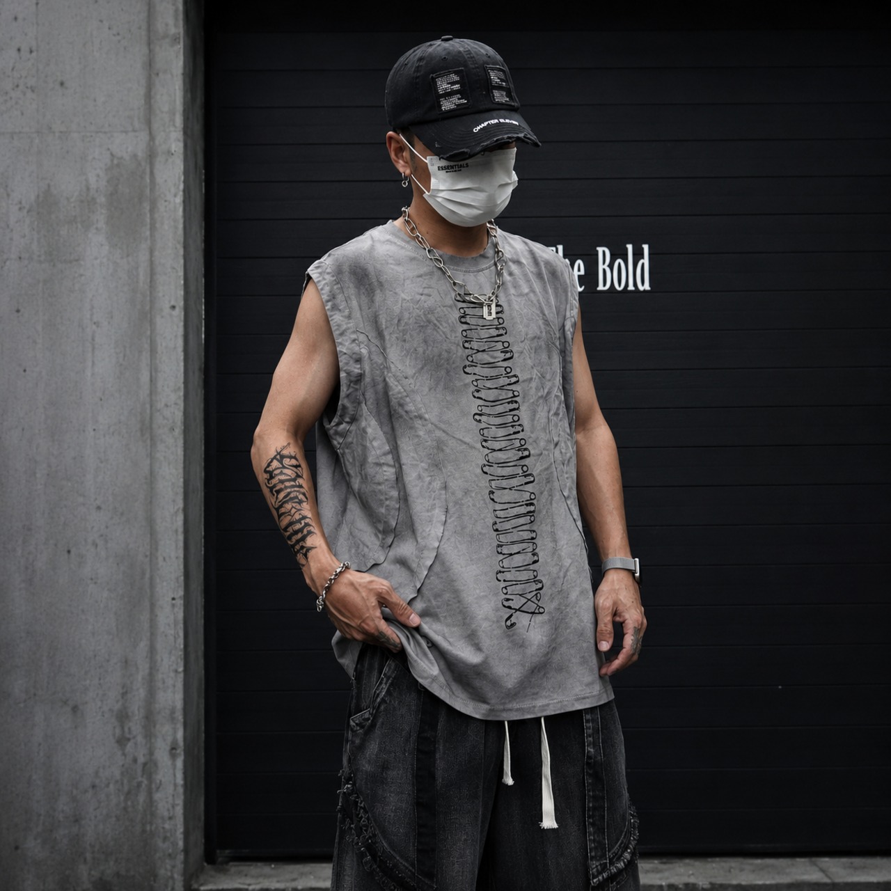 Pin Sleeveless T-Shirt  TB2388・画像4