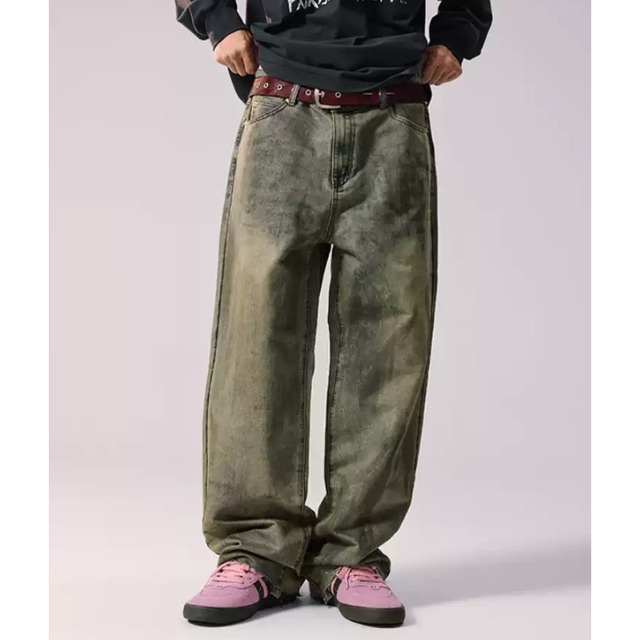 【DRIP5967】RMD Star Studs Damaged Denim