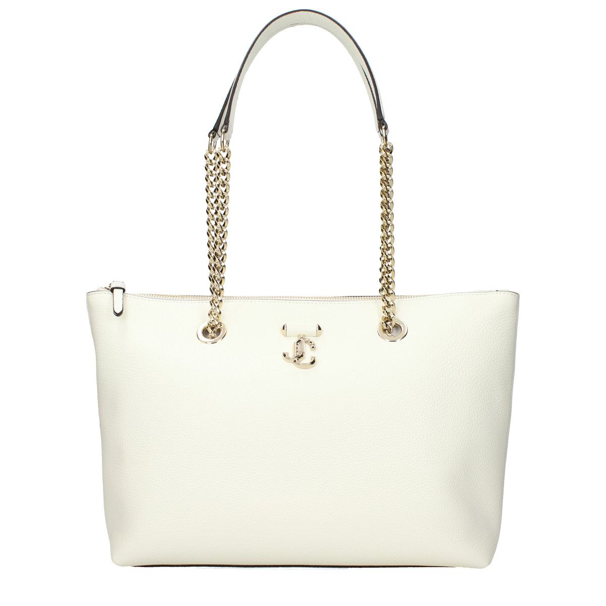 【新品】JIMMY CHOO ジミーチュウ レディース ショルダーバッグ レザー ホワイト JCBALYASMEDIUMOGLTMILKLIGHTGOLD