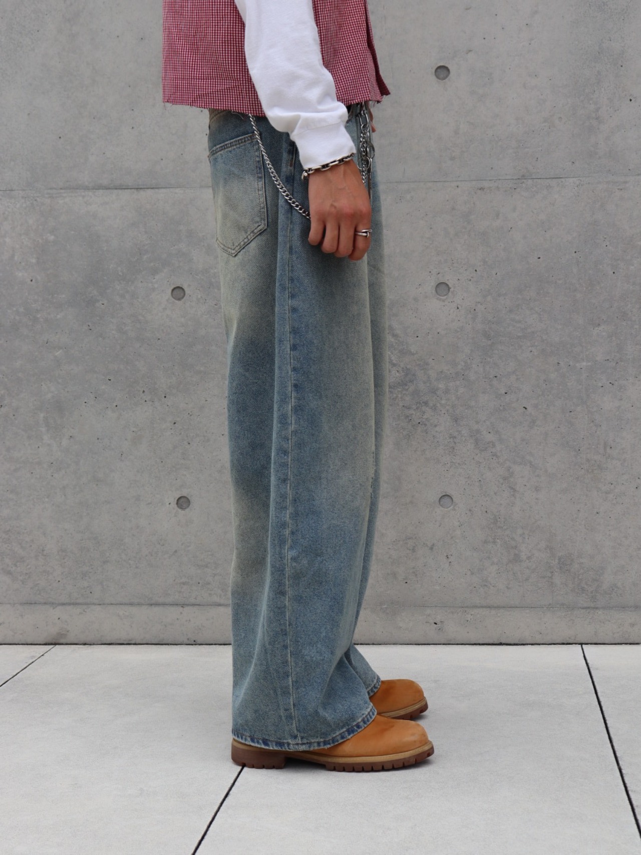 Washed Barrel Pants