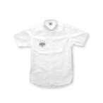 刺繍半袖シャツ（ホワイト）