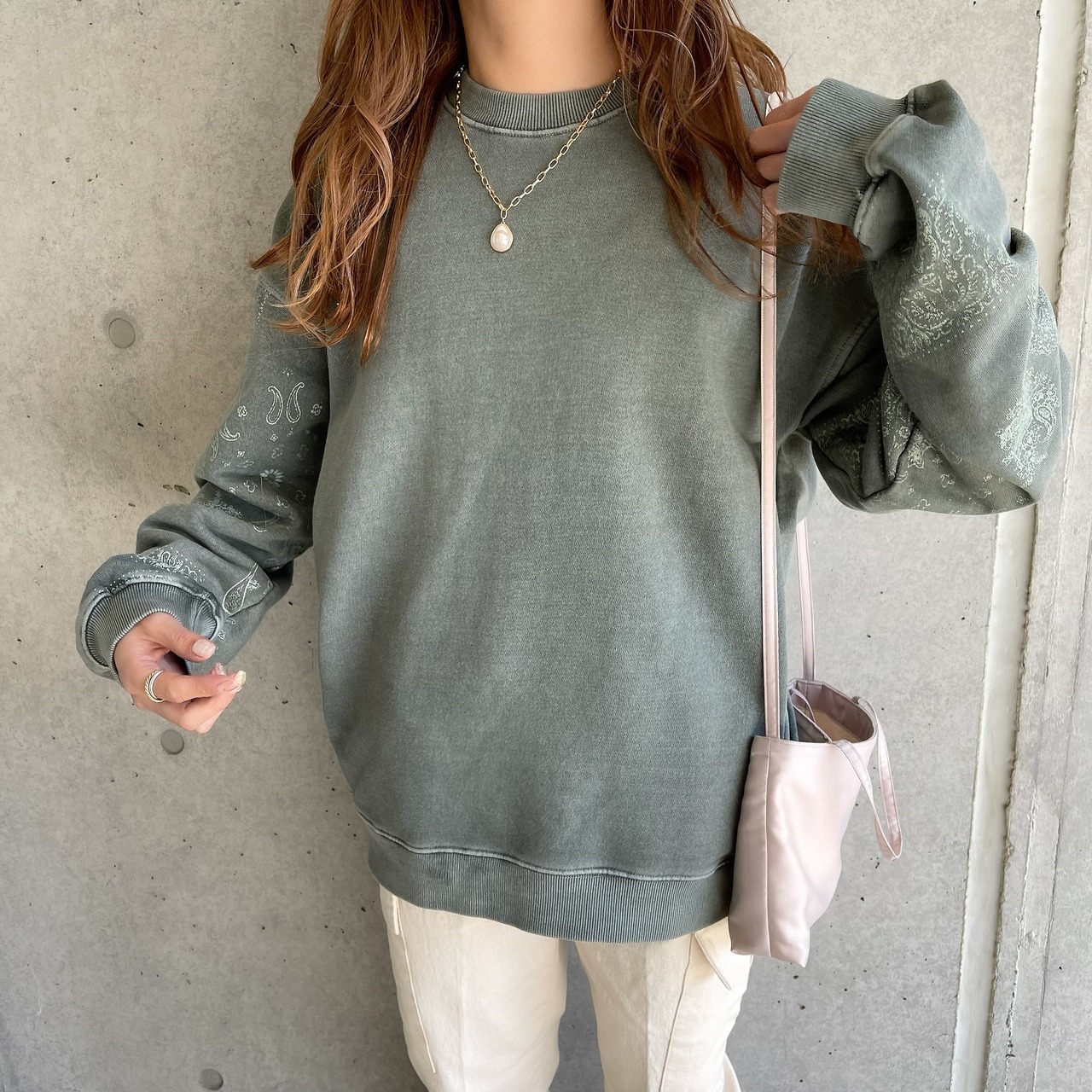 Vintage  Pigment Design Big SW／khaki