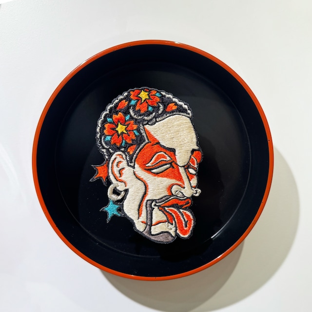 KOJIMAN×SHISHUMANIA「Dennis Rodman」横振り刺繍盆
