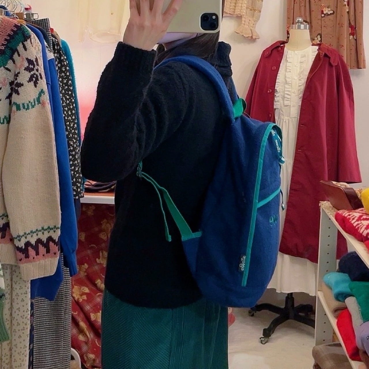 ellesse / navy piping backpack