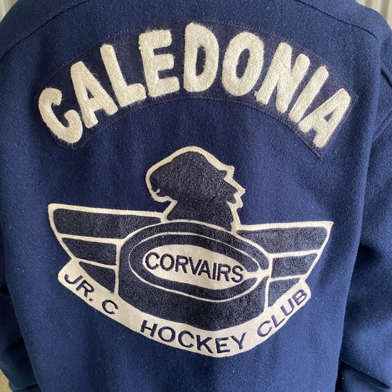 カナダ製 80年代〜90年代 ジュニアホッケーチーム ワッペン ウール 