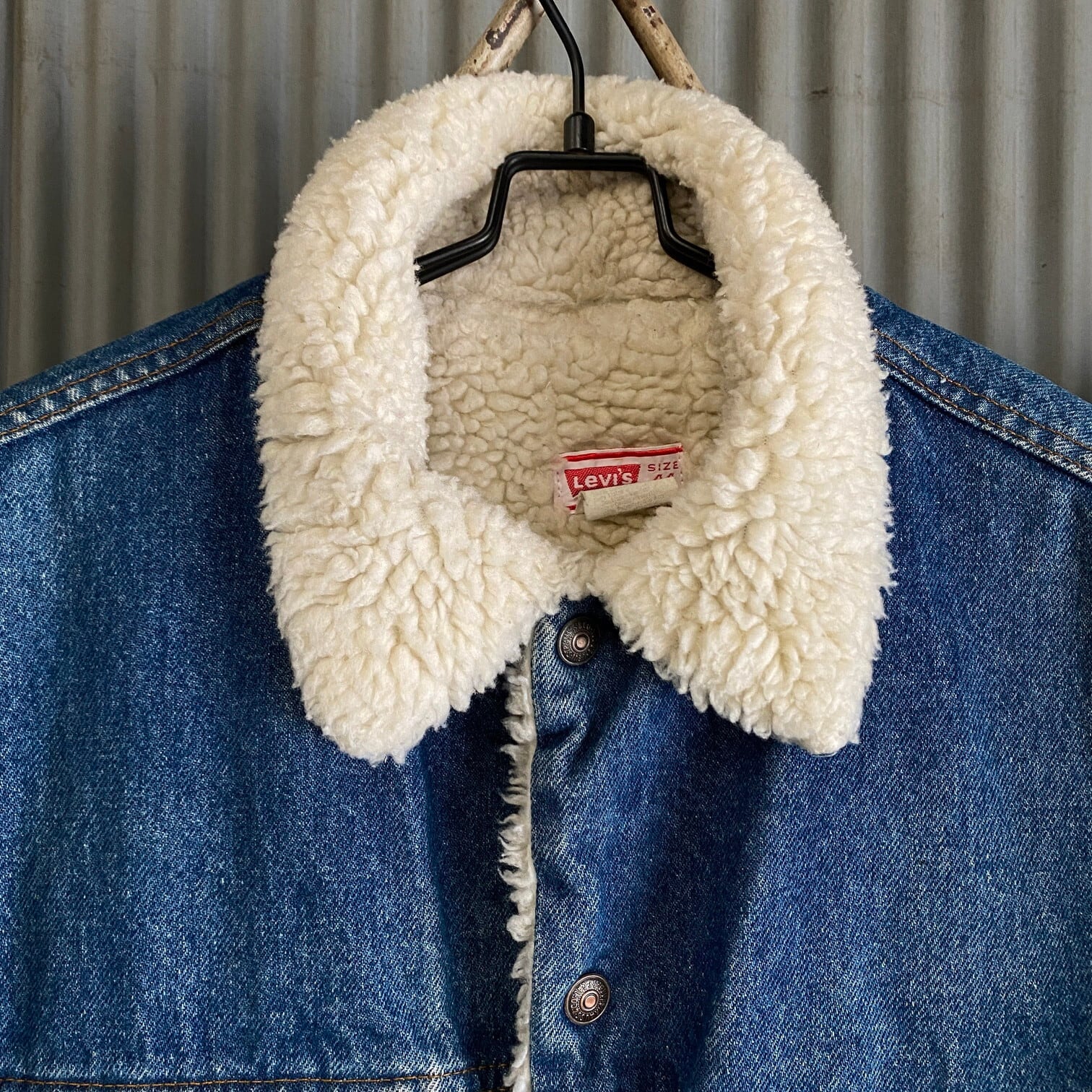 USA製 70年代 Levi's 70608-0217 リーバイス デニム ボアジャケット