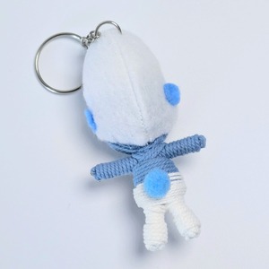 【 Smurf ( スマーフ ) 】 Voodoo doll KeyHolder / ブードゥー人形 / 身代わり人形 /お守り人形  〚アメリカン雑貨 アメトイ〛