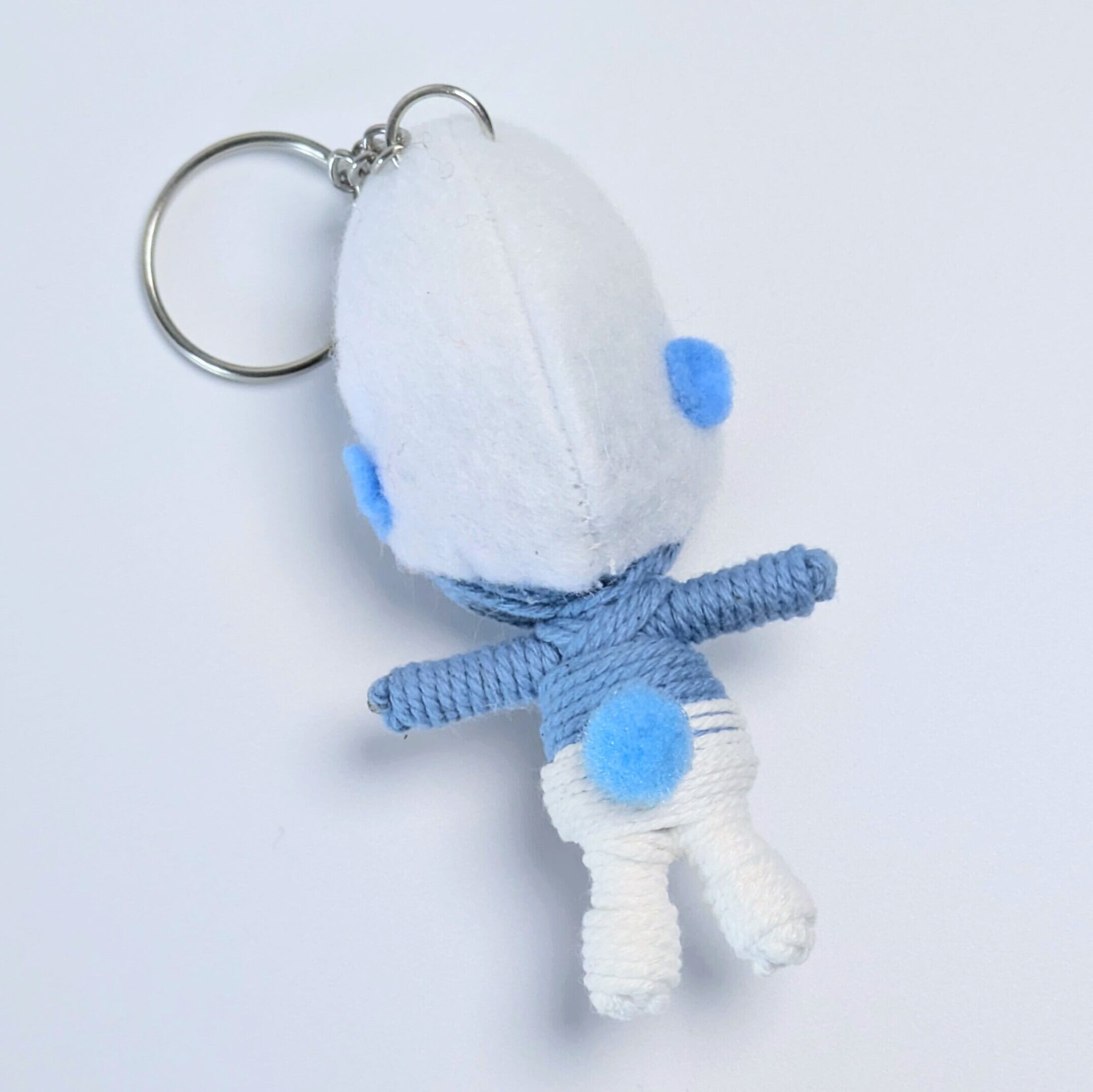 【 Smurf ( スマーフ ) 】 Voodoo doll KeyHolder / ブードゥー人形 / 身代わり人形 /お守り人形  〚アメリカン雑貨 アメトイ〛