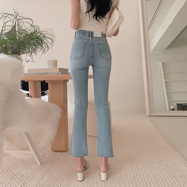 ハイウエストブーツカットパンツml22 Maison De Lyla ハイウエストブーツカットパンツml22 Maison De Lyla