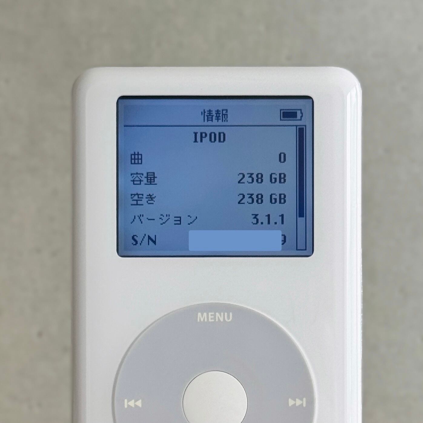 Apple 第4世代 iPod Photo 20GB A1099 | 動作確認済み | Happy Pod