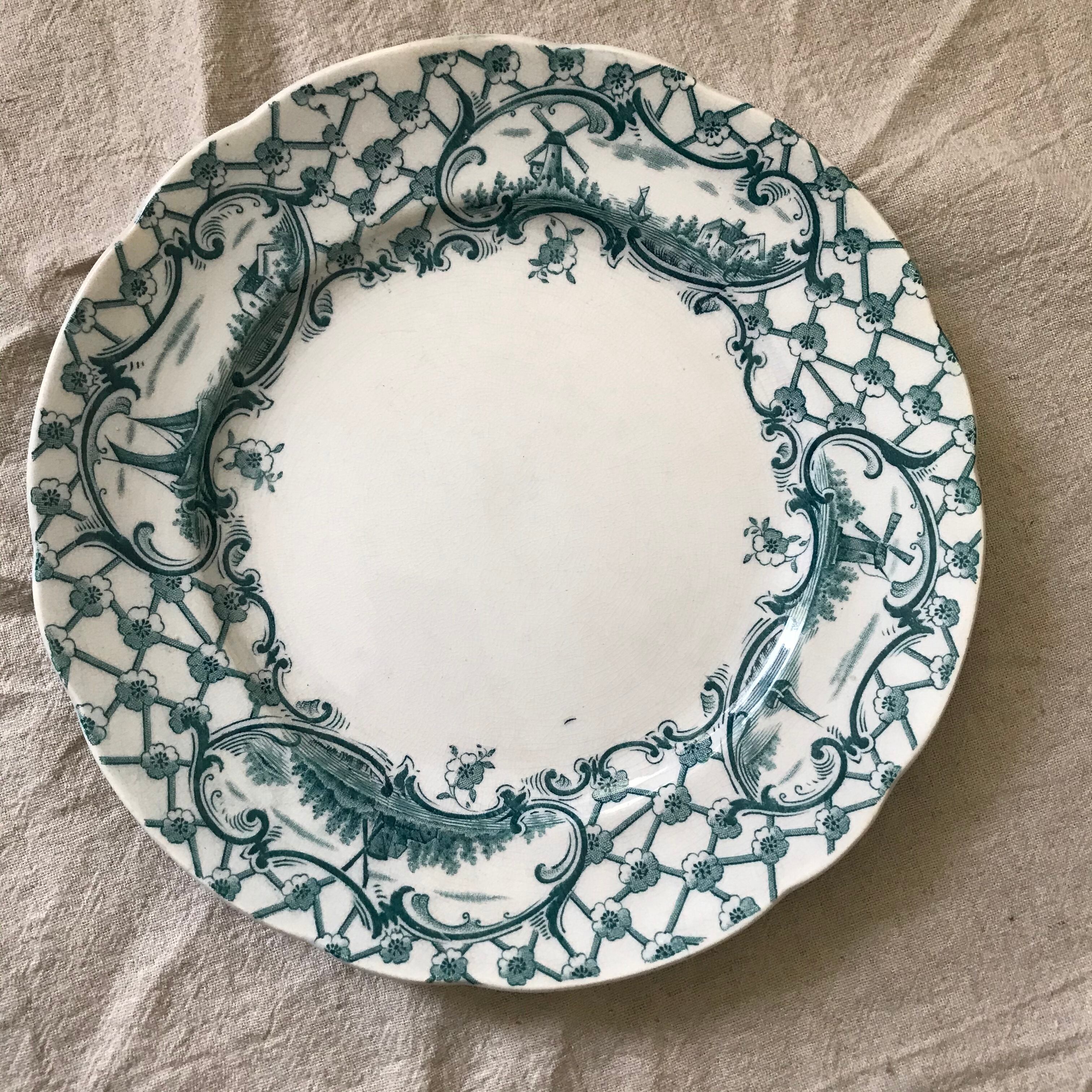 デルフト模様のプレート