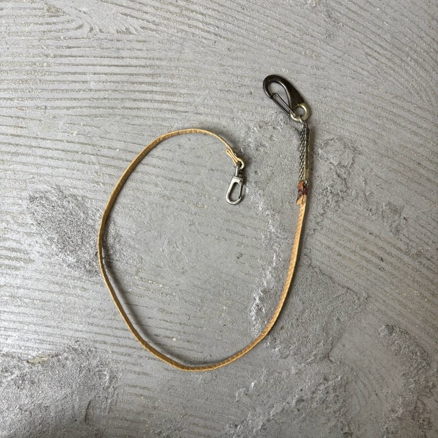 PPFM / Snake leather wallet chain