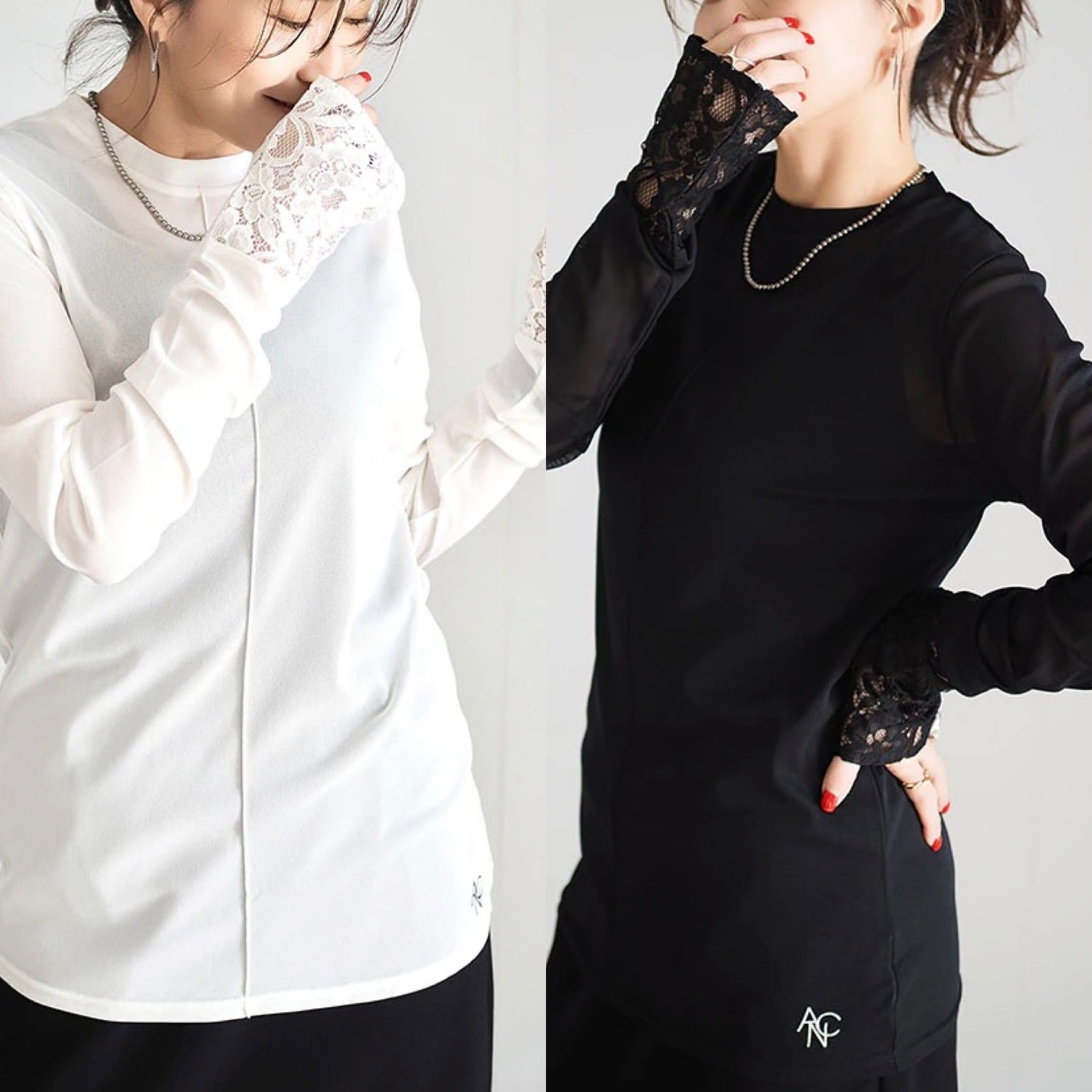 (店頭お受取り)I様専用ページ【 ANIECA 】Crew Neck Sheer Tops 等3点
