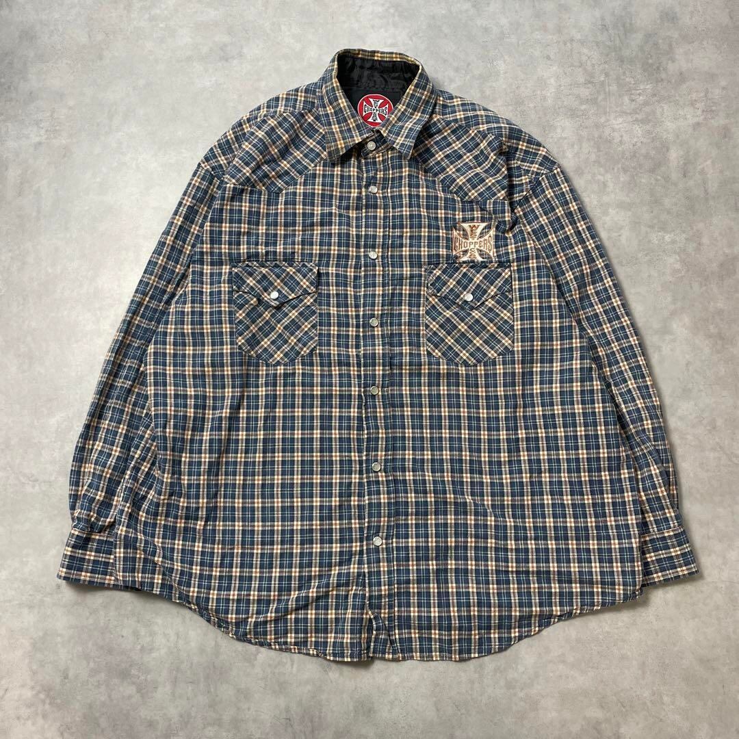 00s west coast choppers チェックシャツ 長袖
