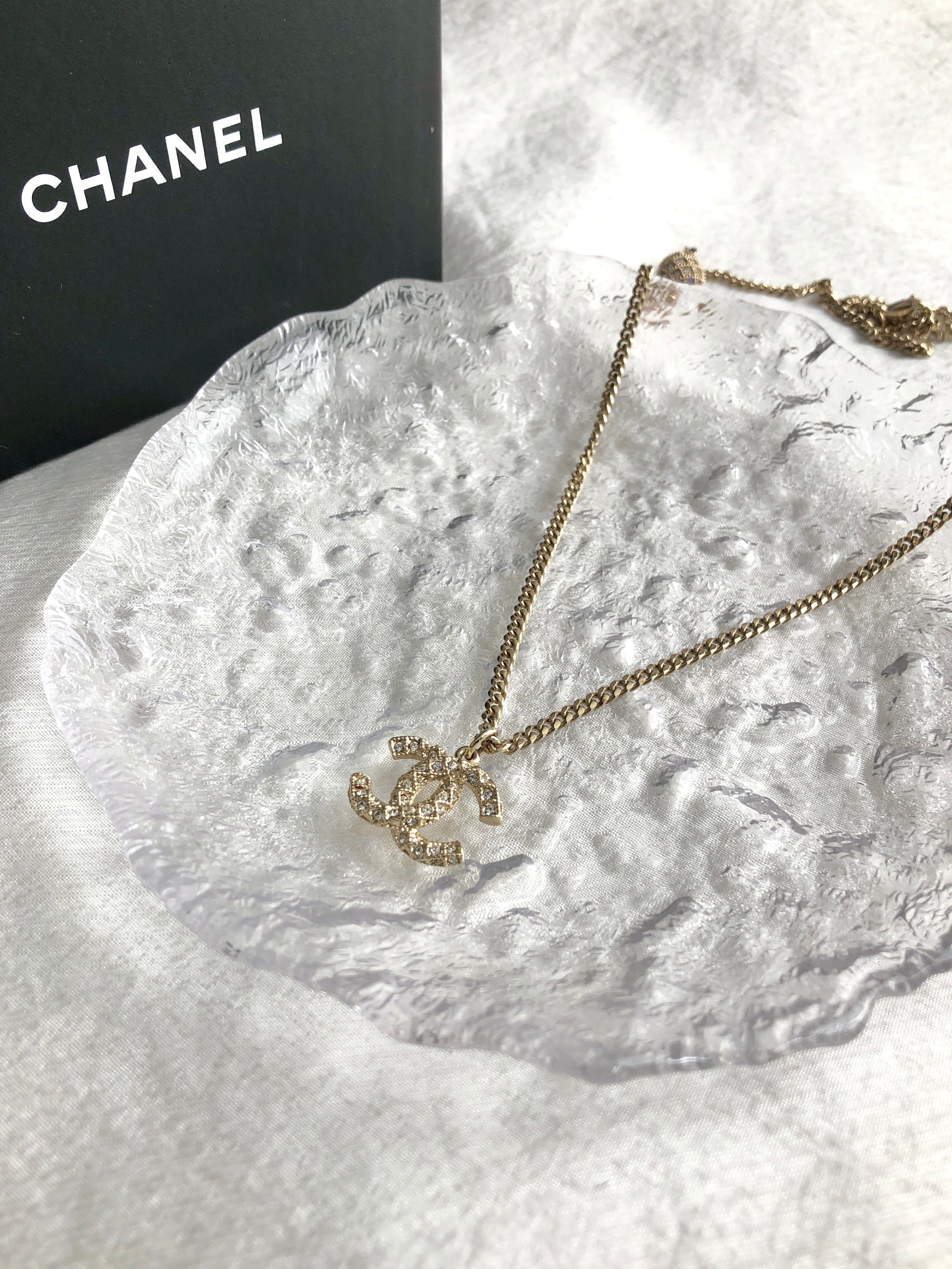CHANEL シャネル ネックレス ゴールド ココマーク ストーン vintage