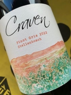 ピノ・グリ　2022　クラヴァン・ワインズ　赤ワイン