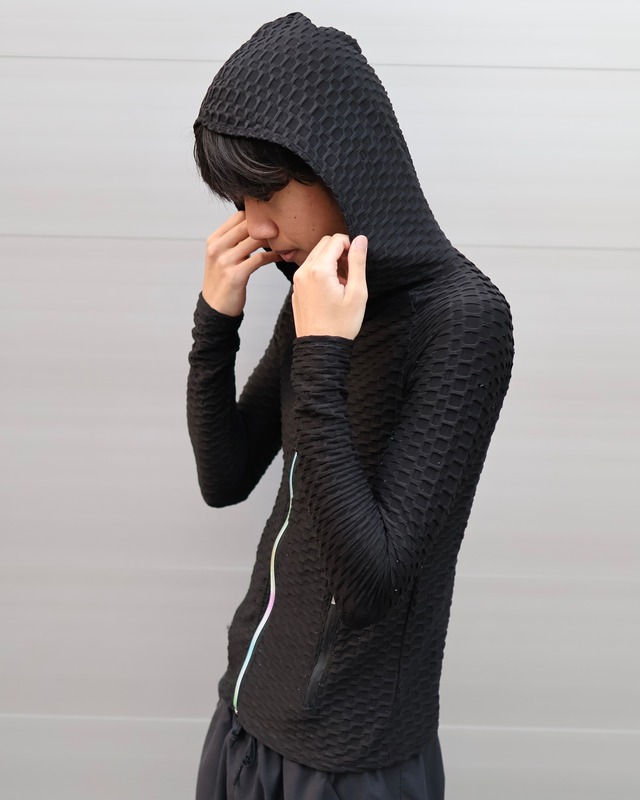 3D design zip hoodie