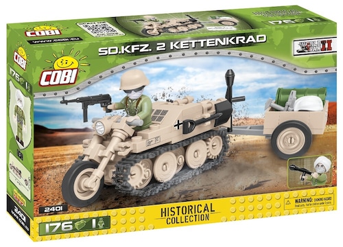 COBI #2401 Sd Kfz 2 ケッテンクラート (Kettenkrad)