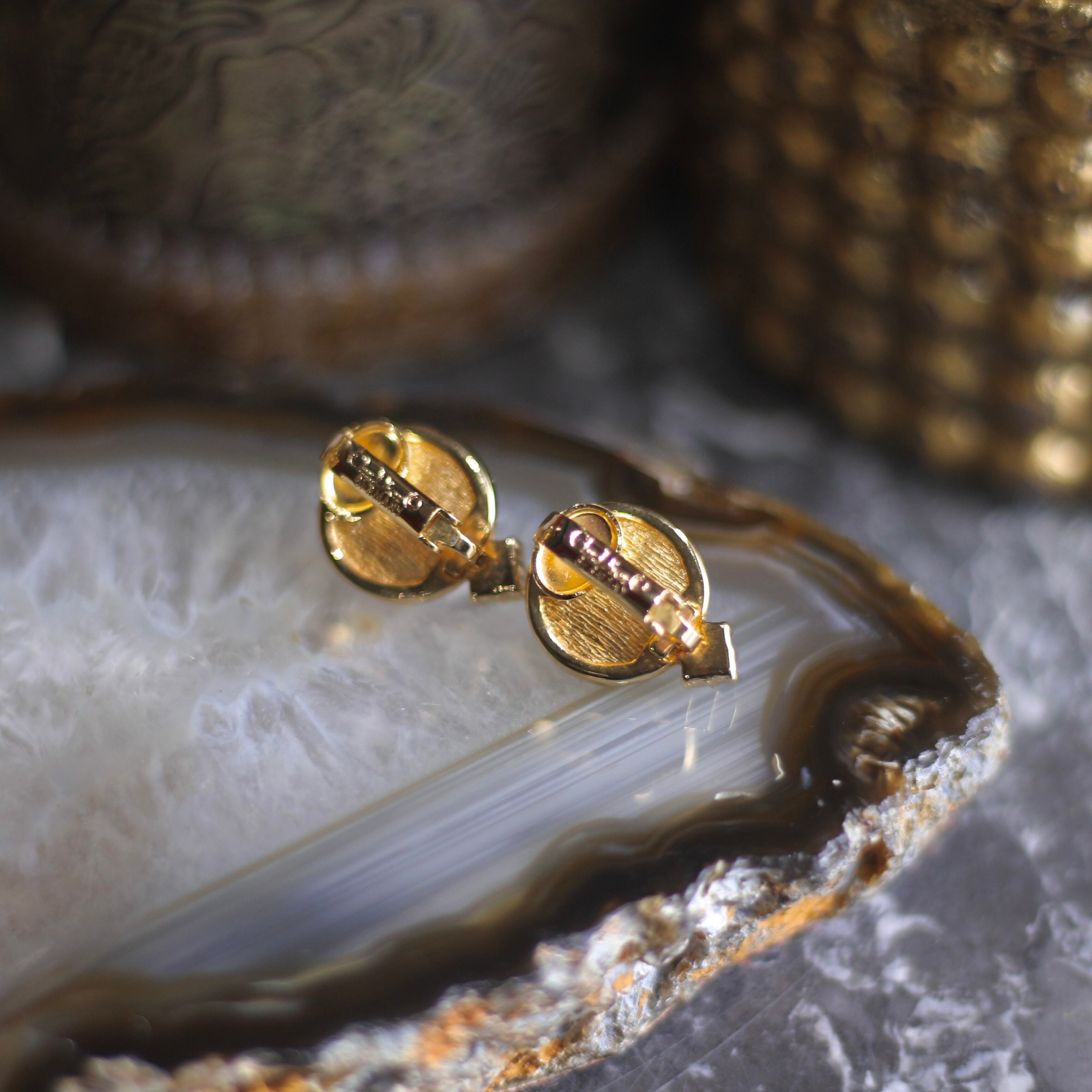 Christian Dior BlJOUX PEARL DESIGN RETRO NECKLACE EARCLIPS SET