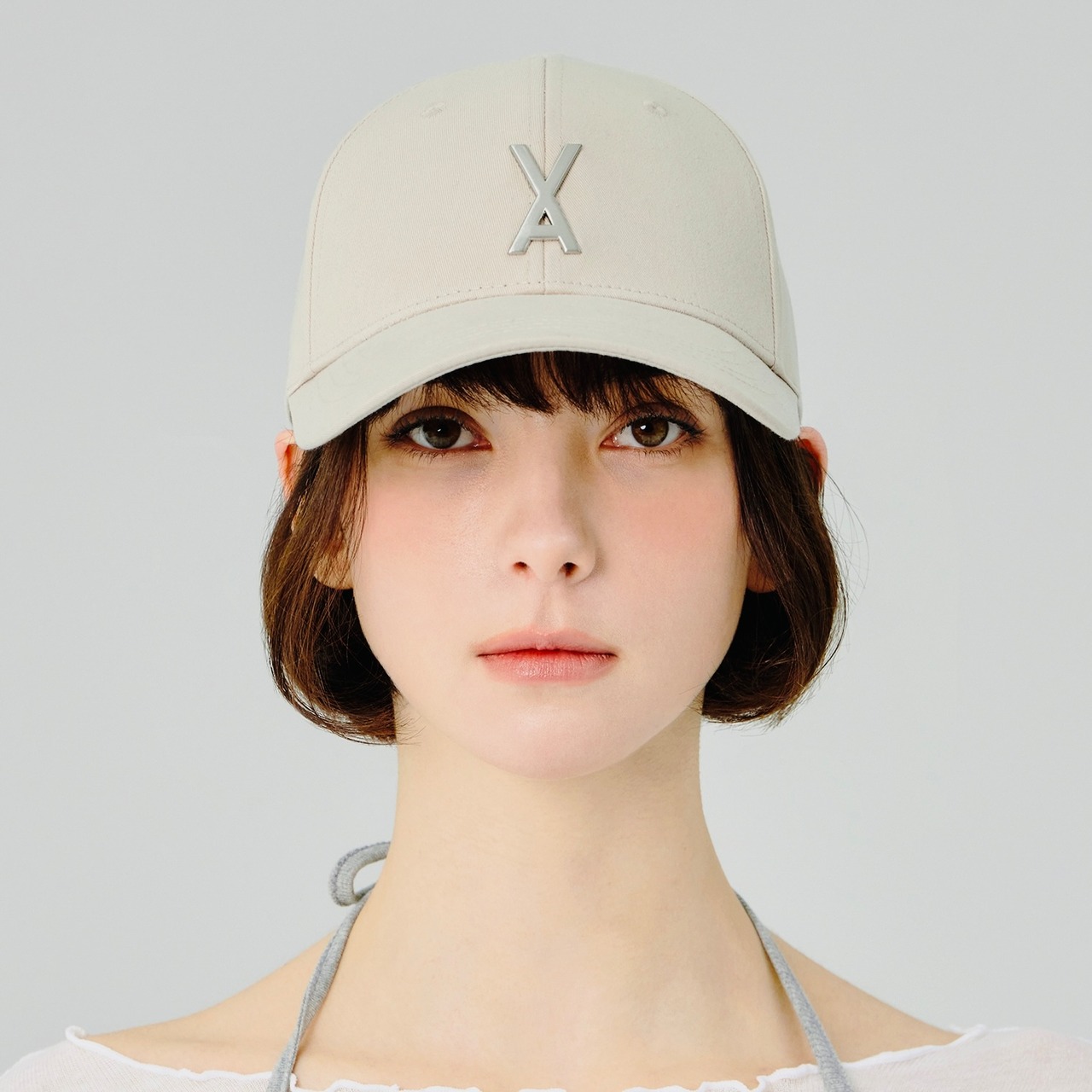 【VARZAR / バザール】 VA Big Stud Ball Cap Cream