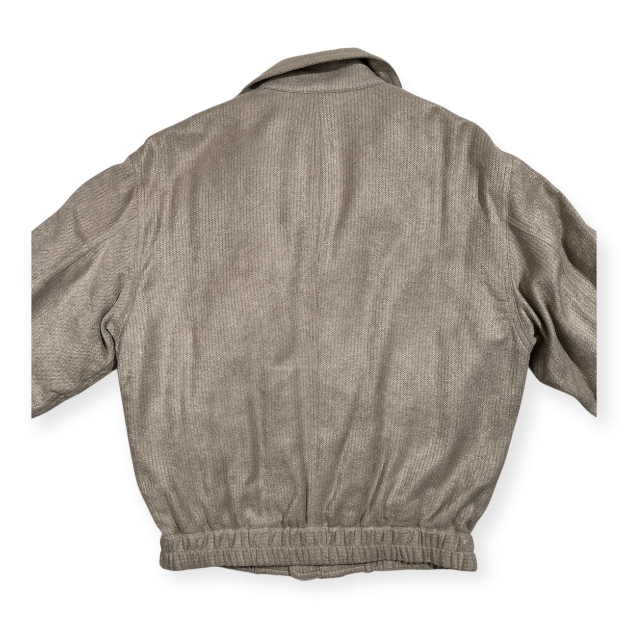 DOLCE ELEGANTE ドルチェ 中綿 ブルゾン ジャケット サイズ 48 /メンズ/日本製/シルバーグレー系/ワールド