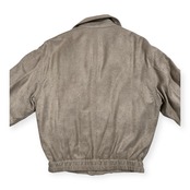 DOLCE ELEGANTE ドルチェ 中綿 ブルゾン ジャケット サイズ 48 /メンズ/日本製/シルバーグレー系/ワールド