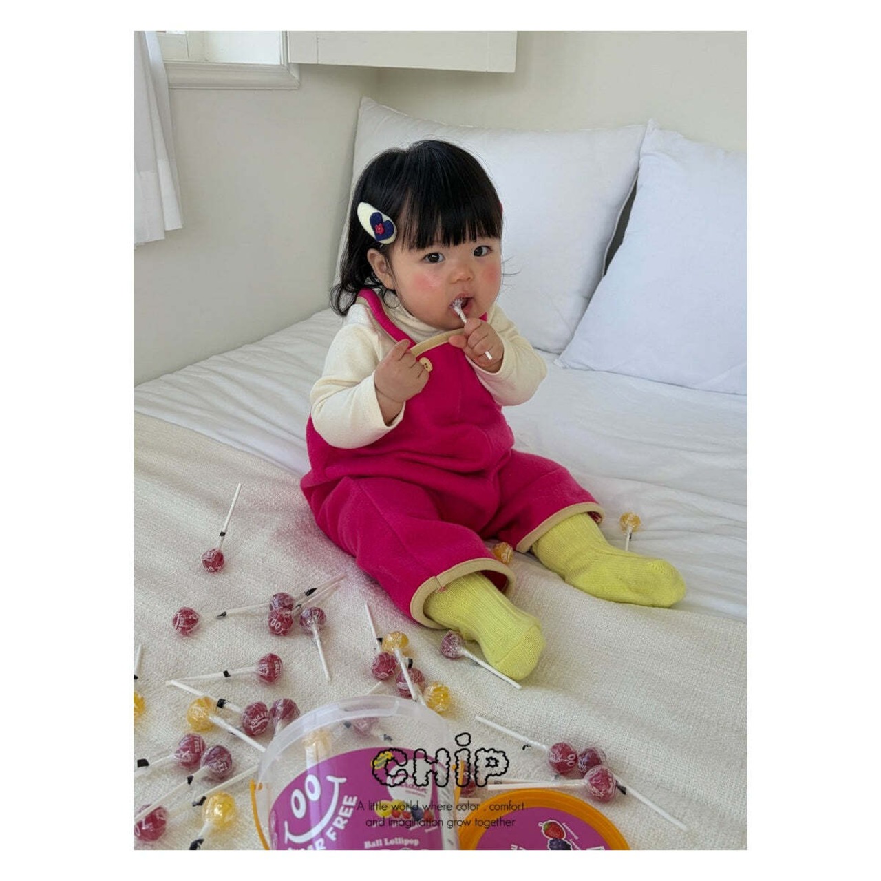 【取寄】CHIP ハートのコトッピン FREE｜冬服｜韓国子供服