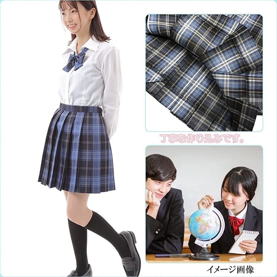 プリーツスカート チェック柄 ミニ スクールスカート 学生服 プリーツスカート チェック柄 ミニ スクールスカート 学生服