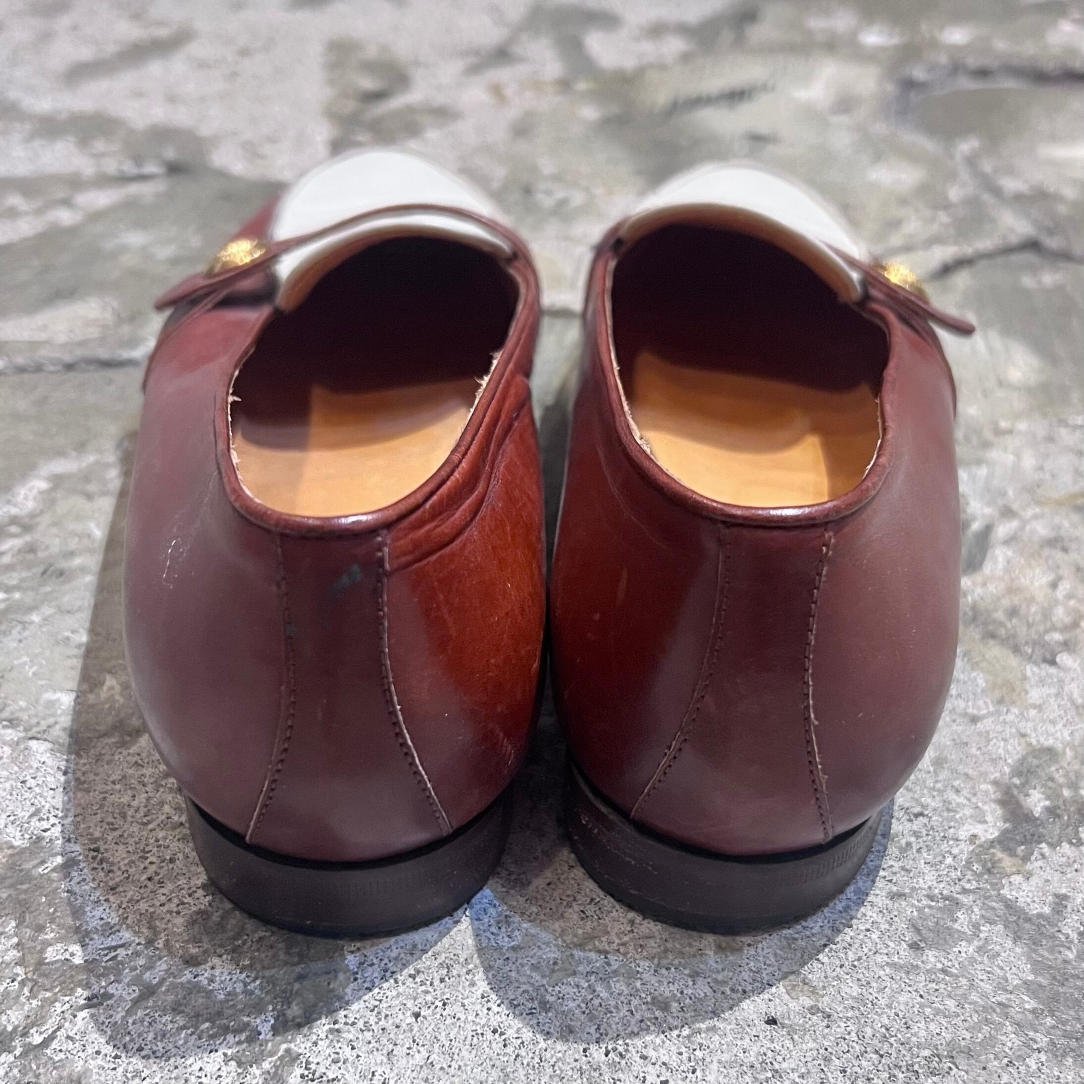 Italy製茶色のトラディショナルシューズ Italy製茶色のトラディショナルシューズ