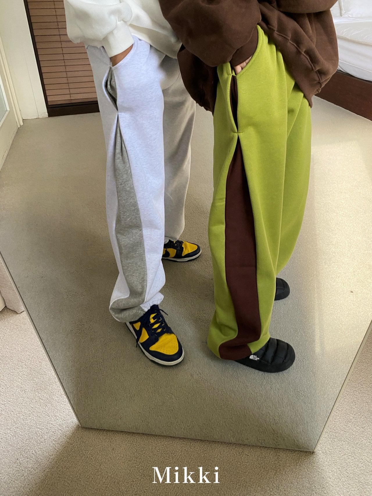 ※11/21まで5%OFF予約【mikki】side pin tuck PT/Free