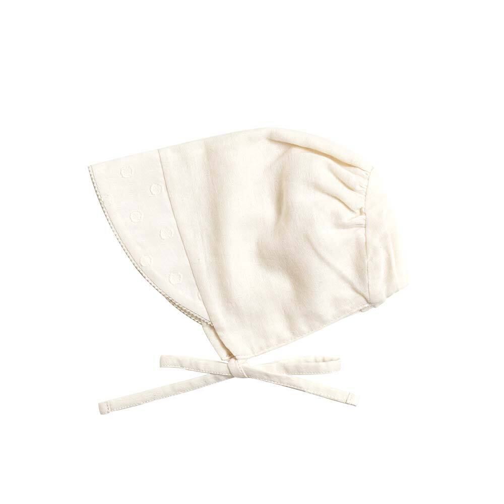 Hoppetta plus(ホッペッタ)/ オーガニックコットンボンネット / キナリ / 42-44cm