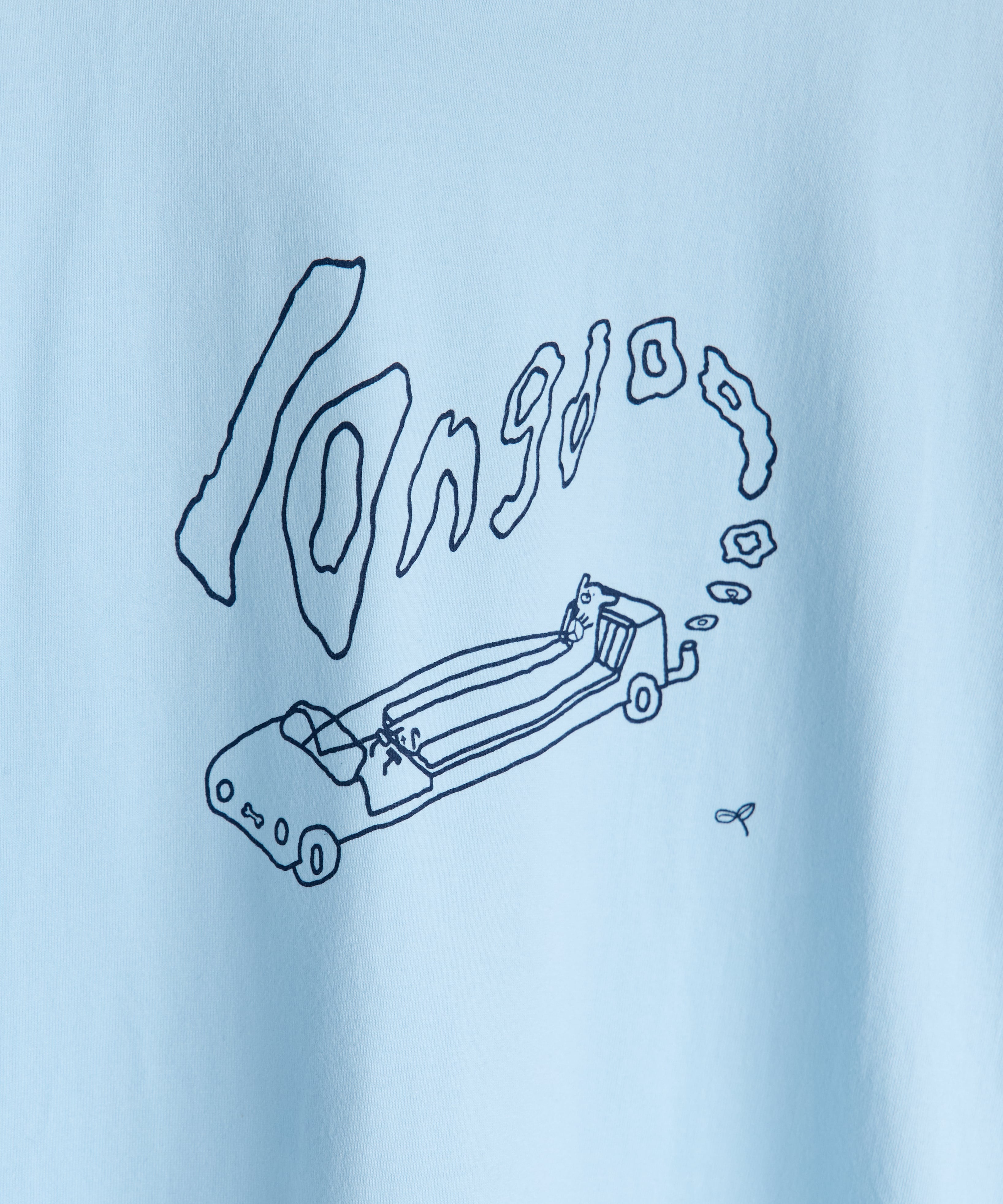 DRIVING LONG DOG T-SHIRT BLUE | FUN MAGIC STORE
