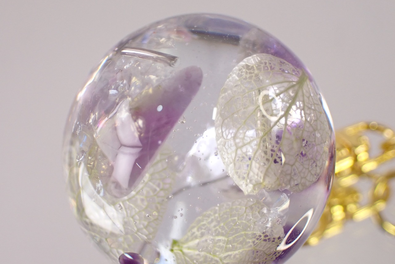 【定期便利用者様限定】アメジストレジンチャーム　 [D4-118]