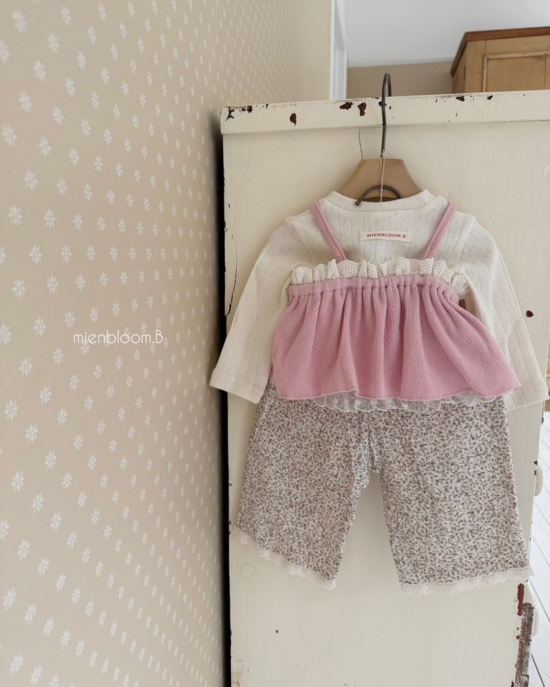 送料無料【予約】/ baby水彩画パンツ / mienbloom